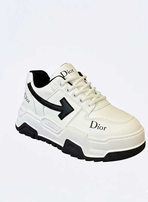 Women sneaker shoes white and black