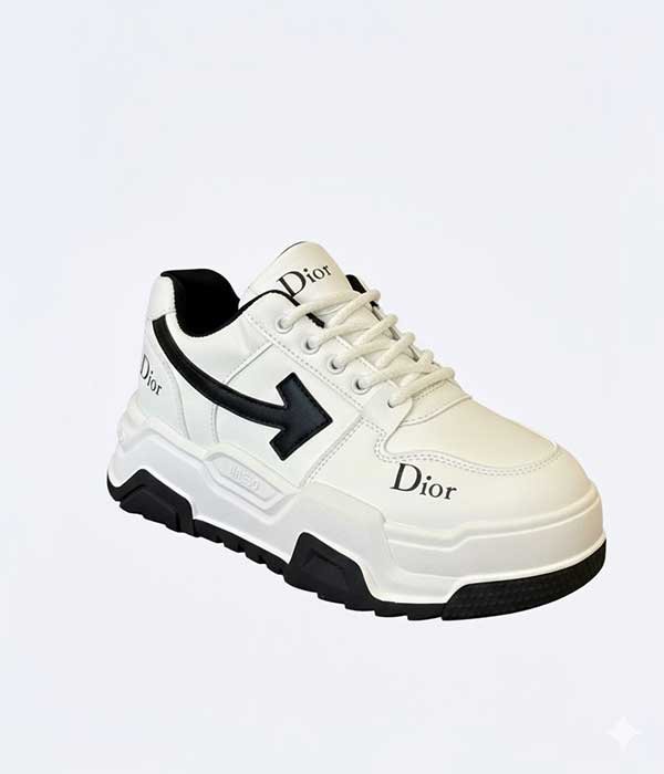 Women sneaker shoes white and black