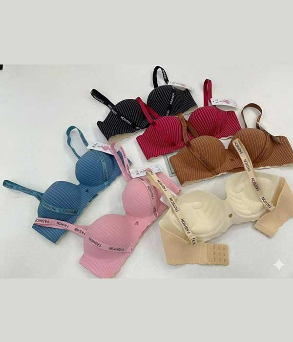 Pack of 6 – Solid Color Cup Lace Bra