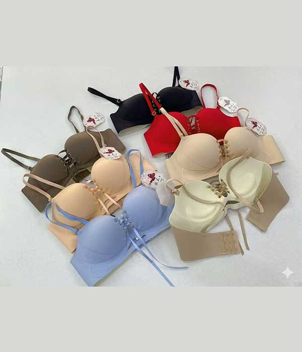 Pack of 6 – Solid Color Cup Lace Bra