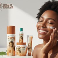 Carrot Oil Skin Care Set 5 Pieces Perfect Care And Attractive Glow (Lotion 300ml - Oil 50ml - Soap 180g - Cream 120ml - Cream Beauty 30ml)