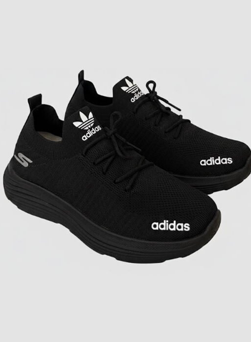 Casual Sneakers Shoes For Women - Black