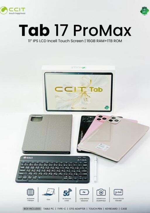 Tab 17 pro max 16GB ram 1TB rom 11 inch ips LCD Screen - 5G Network